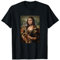 Saxophone Mona Lisa Peinture Art Mom Dad T-Shirt