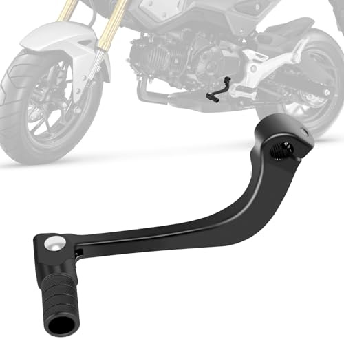 IUVWISN Motorcycle Folding Gear Shifter Shift Lever CNC for Grom MSX 125 2013-2024 Grom Clone Boom Vader 125 BD125 SR6 Black
