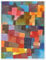 Raumarchitekturen Poster von Paul Klee 50 x 70 cm Bunt Wandbilder Wanddeko