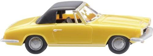 Wiking 018748 H0 PKW Modell BMW 1600 GT Cabrio, gelb