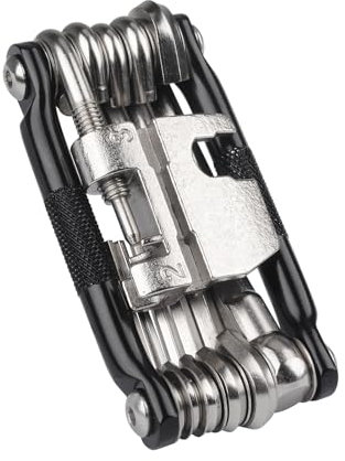 FiveBox 1Pack Bike Multi Function Tool, Park Tools, Biking Bicycle Multi Tool Cycling Repair Kit, Included Hex, Screwdriver PH1, 5mm Flat Head Screwdriver, Open Wrenches, Chain Breaker