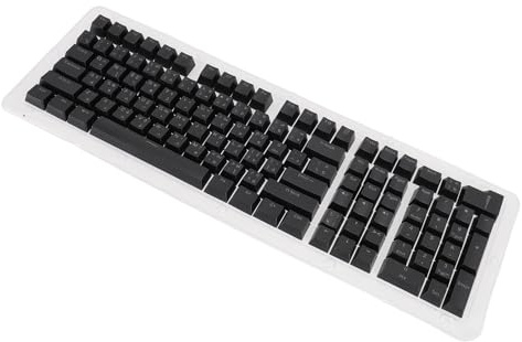 Thailändische Tastaturtaste, 113 Tasten, Minimalistische Mechanische Tastaturtaste für 6, 64, 68, 84, 87, 96, 98, 100, 104, 108 Tasten-Tastaturen, Weiße Thai-T