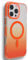Phone Case for iPhone 16 series, Frosted Gradient Translucent Magnetic Case, Phone Cover, Durable Shockproof phone Cover (Orange, iPhone16 Pro)