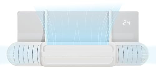 Windschutz für Klimaanlage, tragbare Klimaanlage, Windabweiser für stabile Leitbleche, Windschutz, Windschutz für Decke, Büro, Wand, Auto, Keller, Wohnmobil, Fenster, Zuhause