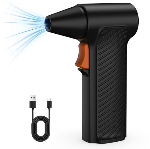 Electric Air Duster 110000RPM Cordless Handheld Blow Dryer for Computer Keyboard Car Cleaning