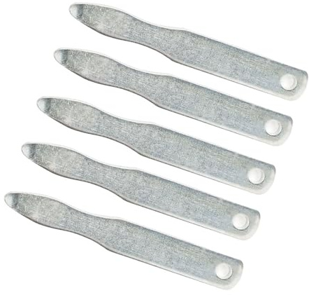 Zohino 5 Pieces Stainless Steel Bicycle Tyre Lever Metal Pry Bar Tool Tyre Pry Crowbar Set Removal Tool for Bicycle Motorcycle Scooter Bicycle Mower