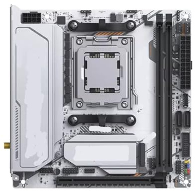 Motherboard B650M ITX Ryzen AM5 DDR5 Unterstützt 4800 5200 5600 8000 OC + Speicher Pcie5 0x16 2 Pcie4 0x4 M 2 ARGB WiFi 6