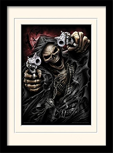 1art1 Gothic Poster Assasin, Spiral Gerahmtes Bild Mit Edlem Passepartout | Wand-Bilder | Im Bilderrahmen 40x30 cm