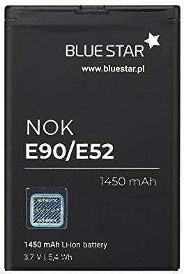 Bluestar Akku Ersatz kompatibel mit Nokia E52 / E55 / E61 / E63i / E71 / E72 1450 mAh Austausch Batterie Accu BP-4L
