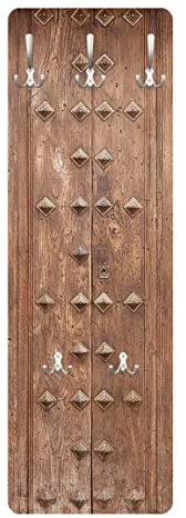 Bilderwelten Garderobe - Rustikale spanische Holztür, Größe HxB:105cm x 34cm