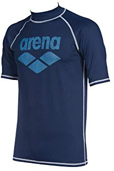 Arena Herren Uv-Shirt Herren Sonnenschutz Shirt Rash Icons, Navy, S, 003137