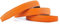 Vatee's Damen/Herren Echtleder-Ersatz-Gürtelriemen ohne Schnalle 32mm breit 110cm lang Orange