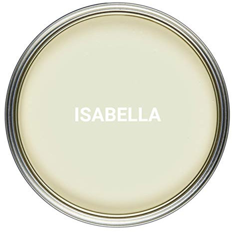 Vintro Paint | Satin Furniture Paint | Pale Yellow | Wood | Trim | Metal | Eggshell Finish | 1 Litre (Isabella)