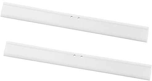 Love-KANKEI Gummilippe 25cm Weiß Abziehlippe für Duschabzieher Ersatzlippe Silikon für Abzieher 2 Stücke
