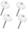 Karjiaja 4 PCS Headboard Bolts M8 Headboard Fixings Headboard Screws and Washers Strong Hold Bed Headboard Bolts Fittings for Divan Bed