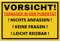 Vorsicht Teenager Schild (30 x 20 cm) - Lustiges Geschenk für Teenager zur Jugendweihe oder zum Geburtstag -Türschild als Teenager Zimmer Deko - Für Jungen und Mädchen
