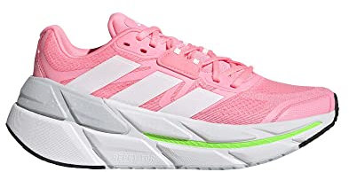 adidas Chaussures de course Adistar Cs pour femme, Rose faisceau/blanc nuage/vert solaire, 5