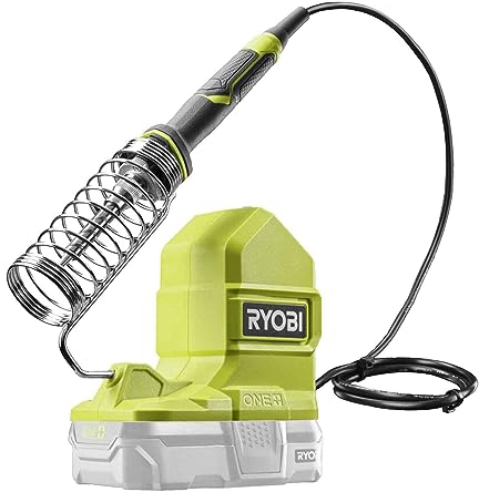 RYOBI 18 V ONE+ Akku-Lötkolben RSI18-0, 200-480°C, 50 Sekunden Aufheizzeit, 83 cm Kabel, GripZone-Grifffläche, ohne Akku und Ladegerät