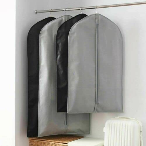 Gents Suit Bag| Hanging Suit Dress Travel Bag| Clothes Cover Dust Proof Storage with Zip| Dust Proof, Waterproof, Non Woven Garment Cover Storage Bag| 60 X 100 CM(Random Colour)