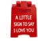 A Little Sign to Say I Love You,Love Themed Mini Sign Ornaments,Romantic Love Language Sign Plaquefor Home Desk Decorative