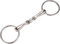 Equinate Wassertrense Edelstahl 16mm doppelt gebrochen 18,5cm - Anatomisch geformtes maulfreundliches Gebiss mit sanfter Einwirkung - Lasergravierte Größenangabe
