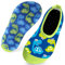 Kinder Badeschuhe Schwimmschuhe Wasserschuhe Jungen Baby Strandschuhe Aquaschuhe Schnell Trocknend für Beach Pool(Dinosaurs Blau34/35)