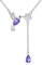 YAFEINI Kolibri Kette für Damen Sterling Silber Blumen Anhänger Halskette mit Zirkonia Schmuck Muttertags Geschenke für Mutter Frau Mädchen(Kolibri Kette)