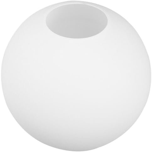 UKCOCO Globe Lampe Abat-Jour Remplacement: Abat-Jour Globe Givré Lampe Ronde Couvercle De Pour De Lustre Suspendu,Diamètre:13 cm, Ouverture:6-7 cm