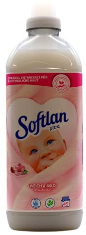 Softlan Ultra Weich & Mild Weichspüler, 12er Pack (12 x 1 l)
