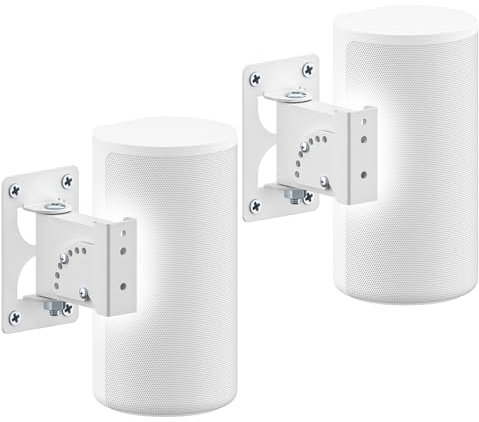 notiela Tilt & Swivel Adjustable Speaker Wall Mount for Sony HT-A9, SA-RS5 Speaker Mount - Wall Mount Designed for Sony HT-A9 & SA-RS5 Wall Mounting Bracket for Better Sound, 2 Pack