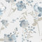 VaryFloral Watercolor Blue Floral Wallpaper 30.5cmx300cm Beige Adhesive Paper Azalea Flower Contact Paper Waterproof Sticky Back Vinyl Vintage Wallpaper Waterproof Vinyl Wrap for Furniture Room