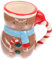 MAGICLULU Weihnachtsbecher Aus Keramik Lebkuchen-espressotassen Weihnachts-schneemann-cup Weihnachtsmann Weihnachtsschneemann-tassen Kleiner Urlaubsbecher Festliche Weihnachtsbecher Coffee