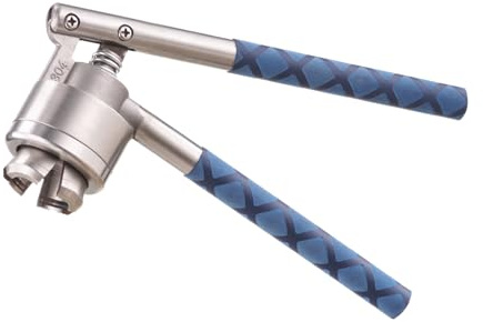 Crimpatrice manuale per fiale da 13 mm, sigillatrice manuale per crimpatura tappi in plastica-alluminio con diametro di 13 mm