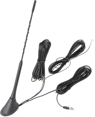 3-in-1-Digitalradio-Antenne mit Verstärker, ABS-Signalantenne für DAB AM FM, Autoradio-Antennenantenne, Kfz-Außenbereich (SMB Bay Head)