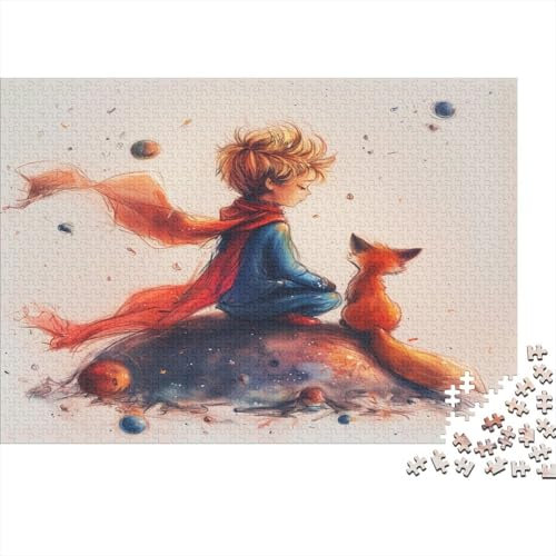 Der kleine Prinz und der Fuchs Puzzle 1000 Teile Puzzle Für Erwachsene Und Kinder Ab 14 Jahren Puzzel 1000pcs (75x50cm)