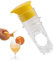 Spremiagrumi manuale per limoni, spremiagrumi a vite con tappo a vite arancione, pressa per limoni, lime, arance