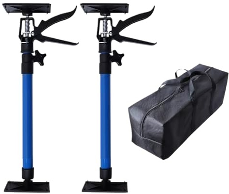 Martinetto per Mobili | 48 A 114 Cm Regolabile di Supporto Telescopico | Elevatore Braccio 30 Kg Resistente Per Pannelli Frigorifero Bagno
