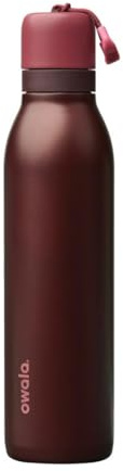 Owala FreeSip Twist - Stainless Steel - 24-oz. - Red (Black Cherry) (Amazon) (A7)