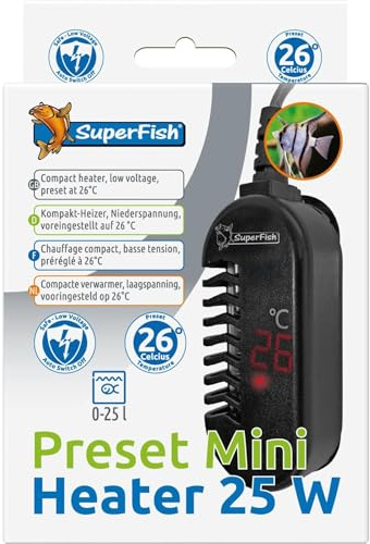 Superfish Preset Mini Aquarium Heater 25W