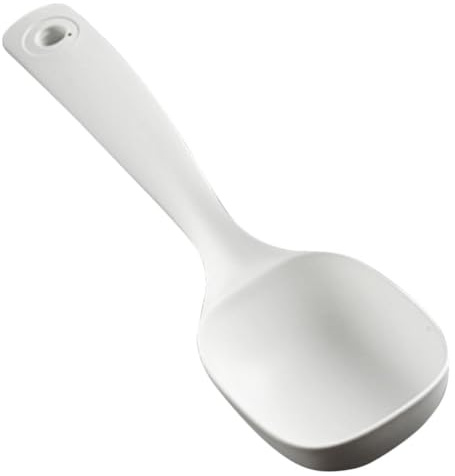 SUPVOX Large Soup Ladle Long Handle Serving Spoon Kitchen Rice Cooker | Large long handle soup ladle for serving soupr, porridge and rice, suitable for cookers, pots and daily kitchen use