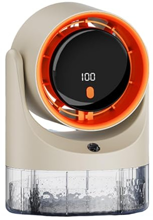 Ventilador de escritorio, con tanque de agua eléctrico ajustable, pequeño ventilador de escritorio con tanque de agua, para el hogar, dormitorio, verano, playa, viajes, camping, picnic, senderismo