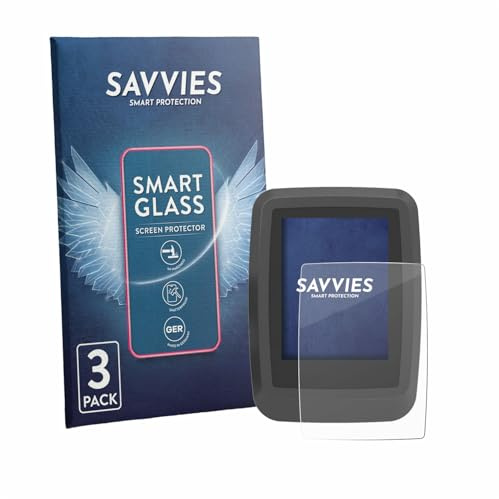 Savvies 3 Stück Panzer Schutz Glas für Ananda D16 TFT-Display 9H Schutzfolie HD Klar, Blasenfrei, Anti-Fingerabdruck, Stoßfest, Displayschutz