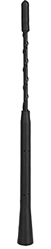 Chiyyak Antenna per Auto, Antenna a Vite, Nera, da 16 Pollici, per 3 5 6 Hatchback (1x) (9 pollici)