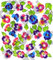 AWS Pink Vinyl Floral Butterfly Nail Art Stickers Decals Package
