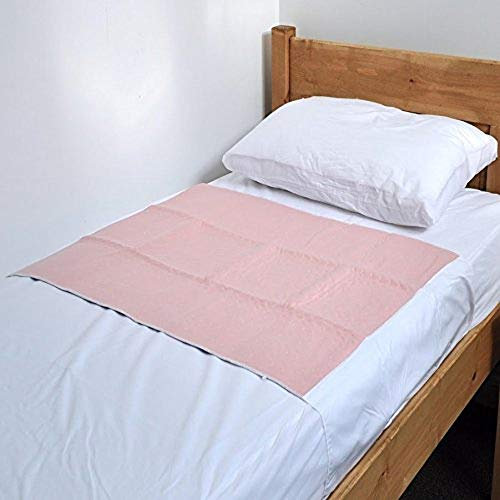 ComfortCare Children's, Toilet Training Sleep Mat/Potty Training Bed Pad, Waterproof Mattress Protector 100% Nighttime Protection/Small 75x90cm with Tucks,Fits Cots, Cot Beds and Single Beds. Pink