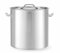 HENDI Marmite avec couvercle, grande capacité: 50L, faitout, convient à toutes les sources de chaleur, lavable au lave-vaisselle, ø400x(H)400mm, inox