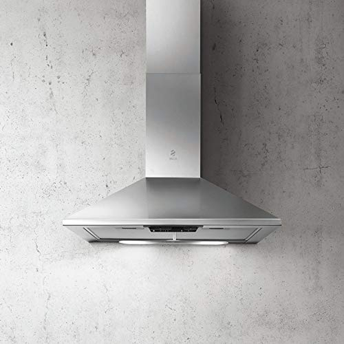Elica Missy Wall Mount Extractor, Silver, 3 Speeds, Mesh Filter, Ducted/Vented