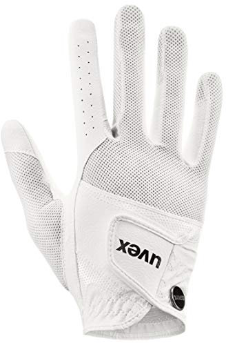 Uvex sumair - dehnbarer, optimal belüfteter Reithandschuh für Damen und Herren - exzellenter Grip & strapazierfähig - touchscreenfähig - Off-White - 8