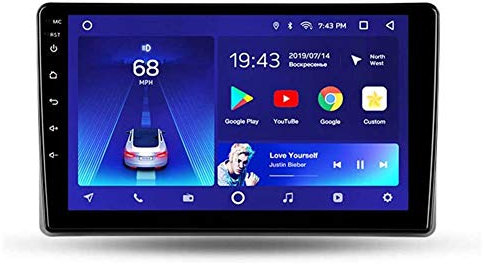 Auto GPS Navigation Video Player, Straßennavigation Multimedia Auto Stereo Radio Double Din mit Bluetooth Android, 9-Zoll-Touchscreen, für Mitsubishi L200 5 2018-2020