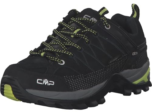 CMP Damen Rigel Low Trekking Shoes, Nero-Lime, Gr. 36